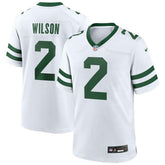 Zach Wilson #2 New York Jets Classic Nike Game NFL Jersey White - Taass near me