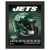 New York Jets NFL Team Helmet Framed Photo - Taass discount
