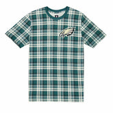 Philadelphia Eagles Plaid 2024 New Era 3rd Down NFL T-Shirt Green - Taass for sale