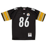 Hines Ward #86 Pittsburgh Steelers 2005 Mitchell & Ness Throwback NFL Jersey Black - Taass for sale