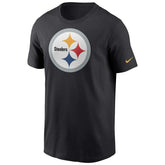 Pittsburgh Steelers Nike Essential Logo NFL T-Shirt Black - Taass for sale