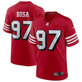 Nick Bosa #97 San Francisco 49ers Nike Game NFL Jersey Alternate Red - Taass US