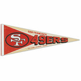 San Francisco 49ers Premium Throwback NFL Pennant - Taass online