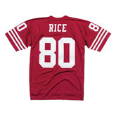 Jerry Rice #80 San Francisco 49ers 1990 Legacy Throwback NFL Jersey Red - Taass sale