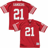 Deion Sanders #21 San Francisco 49ers Legacy Throwback NFL Jersey Red - Taass US
