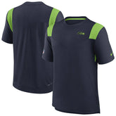 Seattle Seahawks 2022 NFL Sideline Nike Performance Player Top Navy - Taass near me