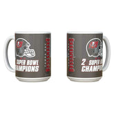Tampa Bay Buccaneers 2x Super Bowl Champions Jumbo NFL Mug (440 ml) - Taass US