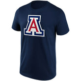Arizona Wildcats Primary Logo NCAA T-Shirt Navy - Taass discount