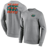 Florida Gators We Are Gator Boys Crew Sweatshirt Gray - Taass online