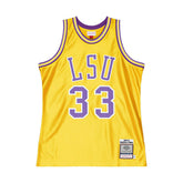 Shaquille O'Neal #33 LSU Tigers 1990-91 Authentic NCAA Jersey Yellow - Taass sale