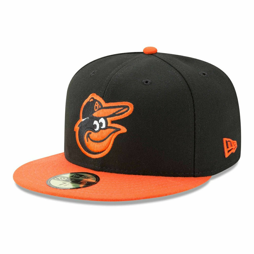 Baltimore Orioles Authentic New Era 59FIFTY Fitted MLB Cap Road - Taass sale
