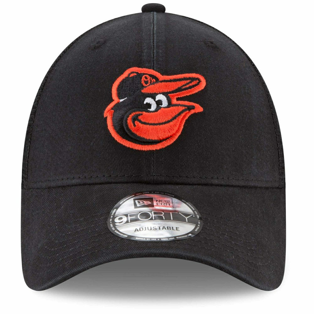 Baltimore Orioles Basic New Era 9FORTY Trucker MLB Cap - Taass discount