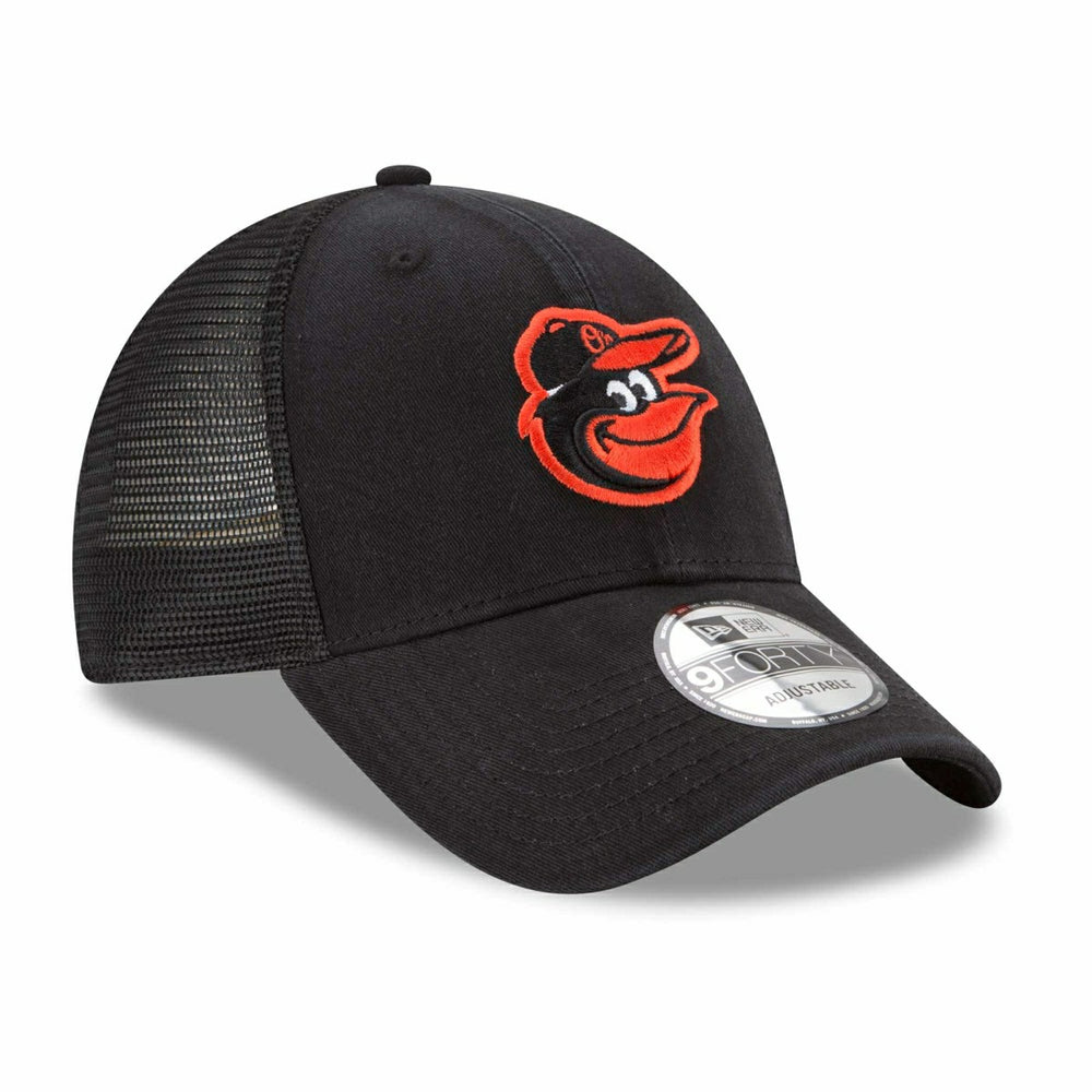 Baltimore Orioles Basic New Era 9FORTY Trucker MLB Cap - Taass discount