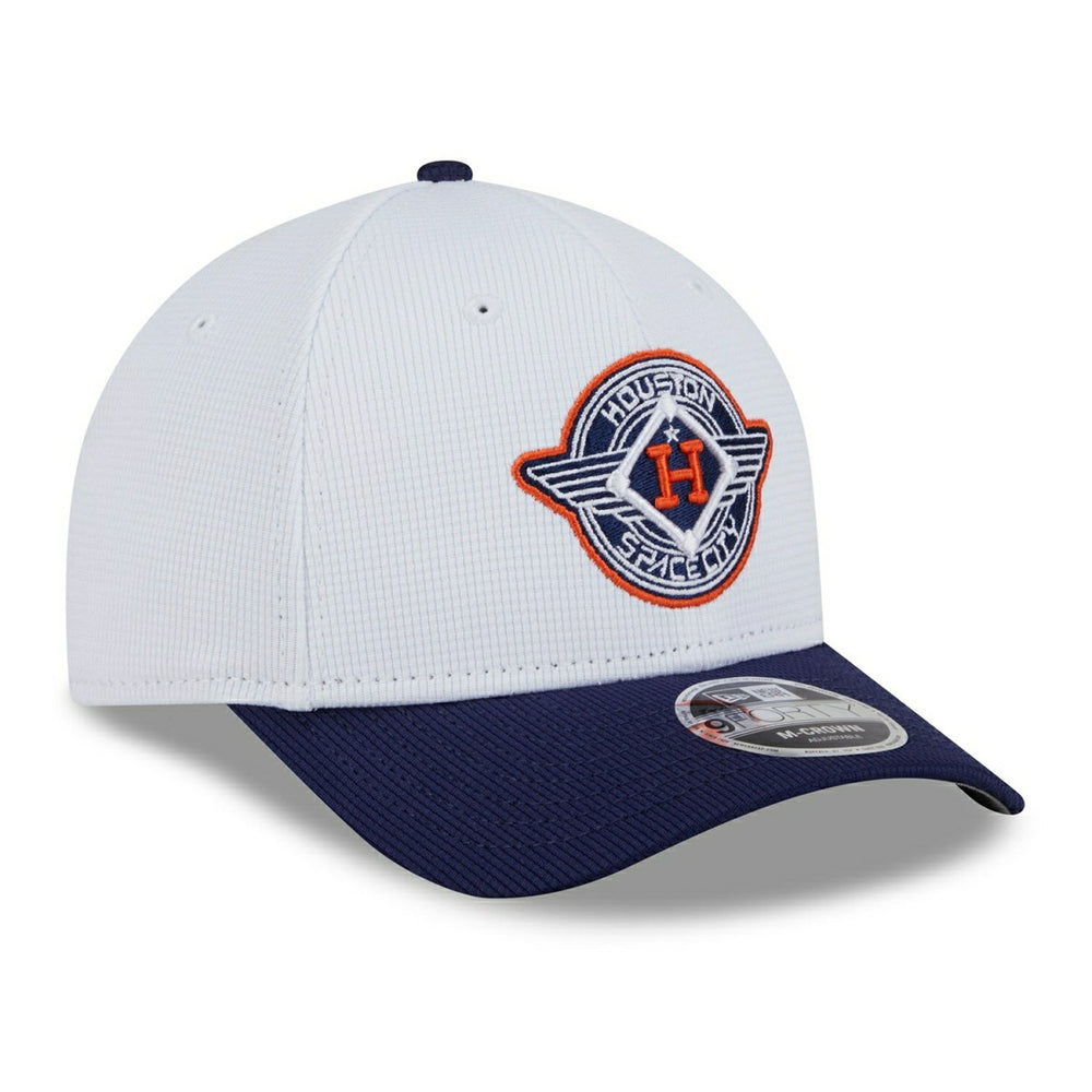 Houston Astros City Connect 2025 MLB Batting Practice 9FORTY M-Crown Snapback Cap White - Taass US
