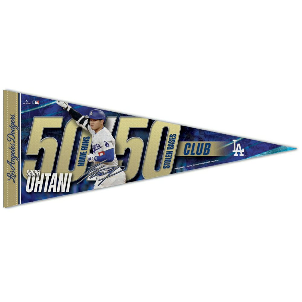 Shohei Ohtani Los Angeles Dodgers 50/50 Club Premium MLB Pennant - Taass discount