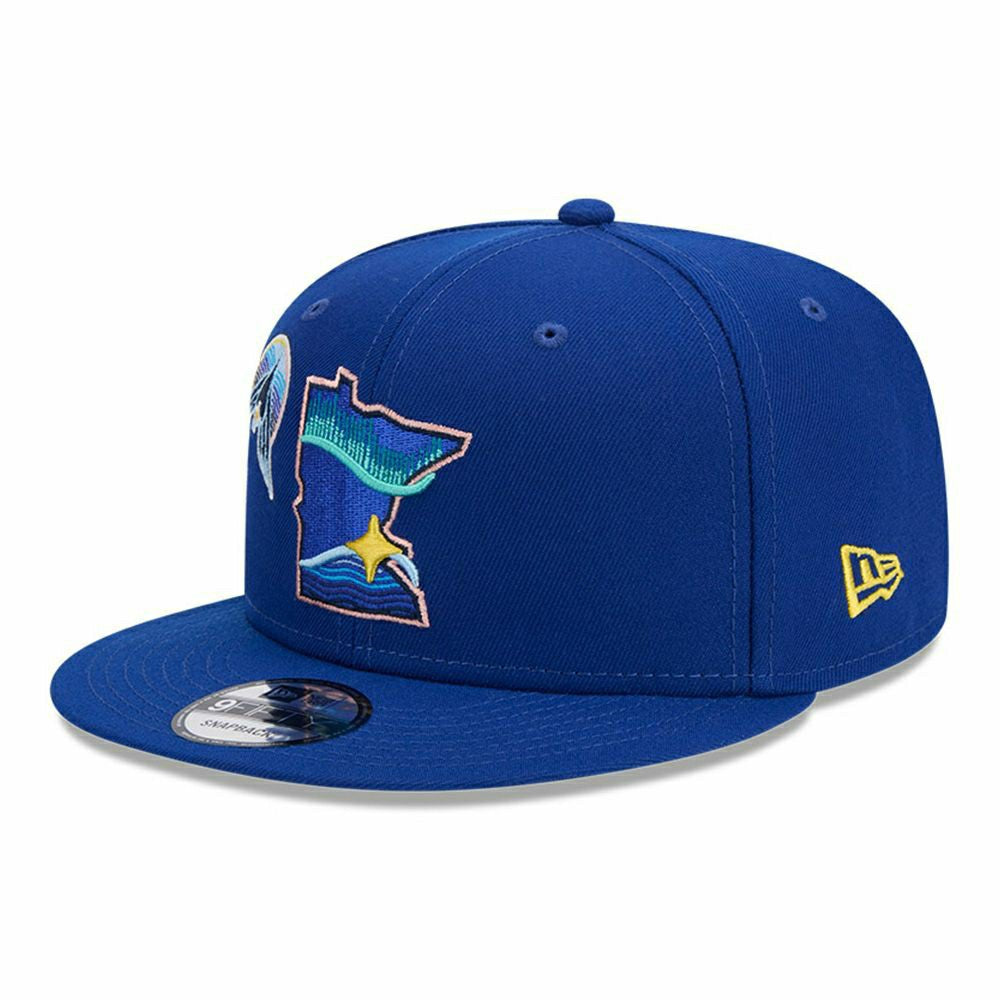 Minnesota Twins FP586 City Connect New Era 9FIFTY Snapback Cap Blue - Taass for sale