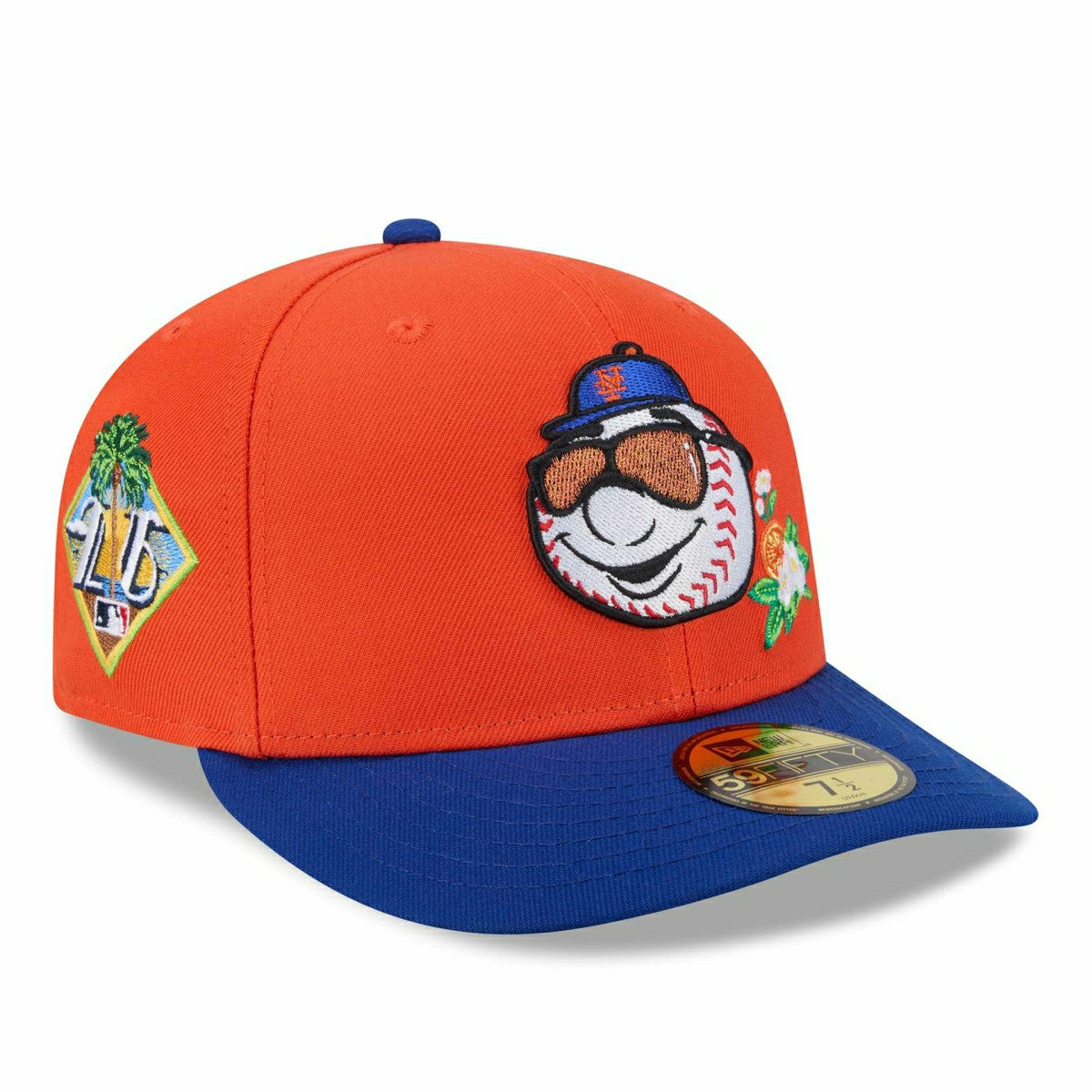 New York Mets 2026 MLB Authentic Spring Training 59FIFTY Pre-Curved Cap Orange - Taass US