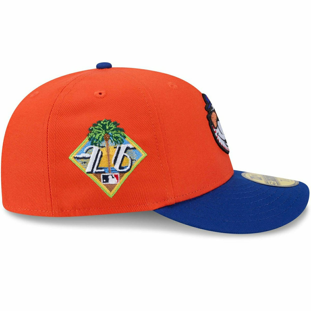 New York Mets 2026 MLB Authentic Spring Training 59FIFTY Pre-Curved Cap Orange - Taass US