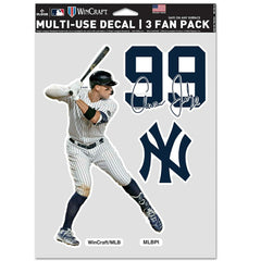 Aaron Judge #99 New York Yankees Player MLB Decals Set (3 Pcs.) - Taass discount