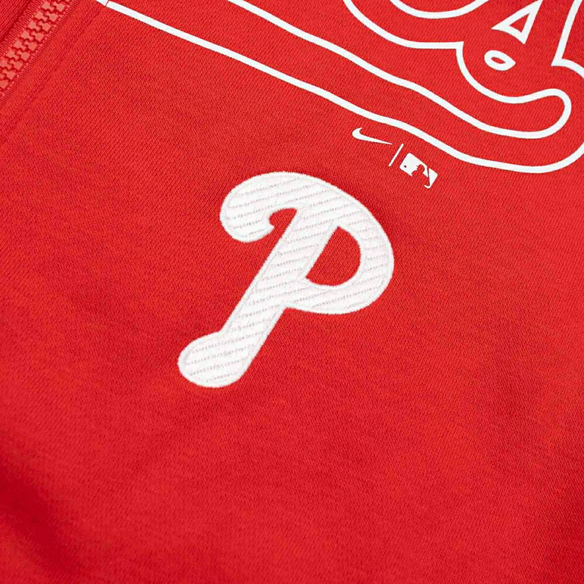 Philadelphia Phillies Knockout Script MLB Full-Zip Hoodie Red - Taass discount