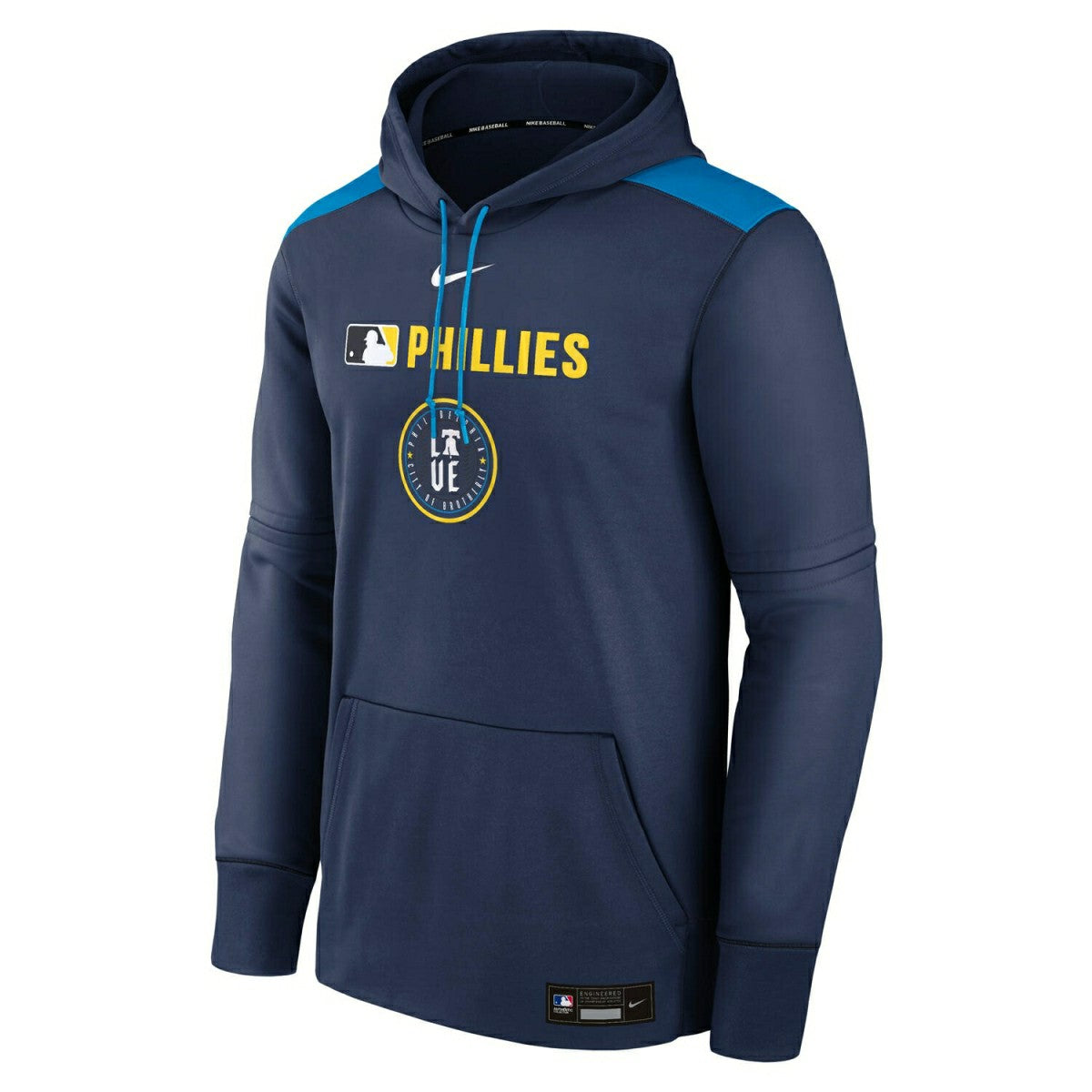 Philadelphia Phillies 2025 City Connect MLB Authentic Therma Hoodie Navy - Taass for sale