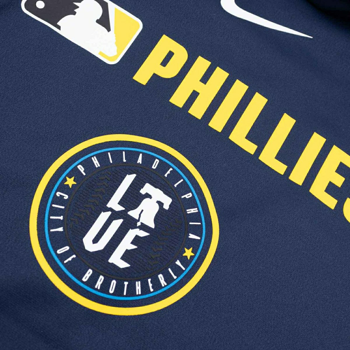 Philadelphia Phillies 2025 City Connect MLB Authentic Therma Hoodie Navy - Taass for sale