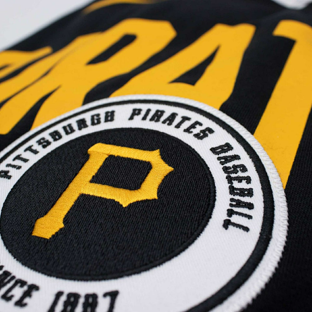 Pittsburgh Pirates Club Fleece MLB Pullover Crew Black - Taass for sale