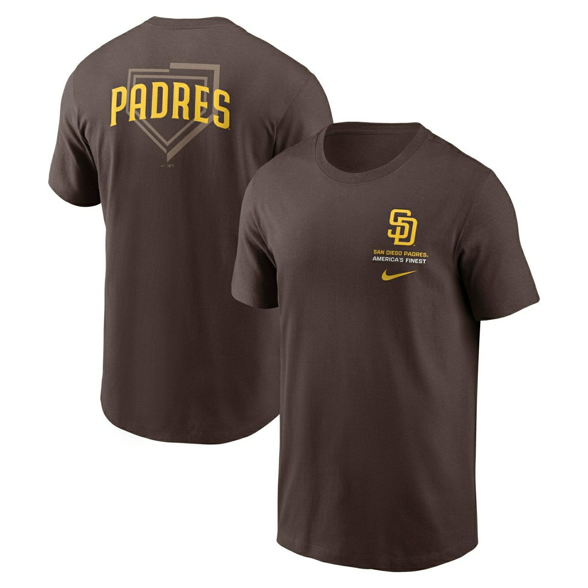 San Diego Padres Primetime 2-Hit T-Shirt Brown - Taass sale