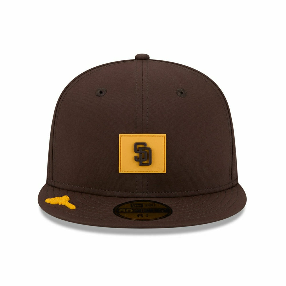 San Diego Padres 2026 MLB Clubhouse 59FIFTY Fitted Cap Brown - Taass US