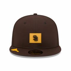 San Diego Padres 2026 MLB Clubhouse 59FIFTY Fitted Cap Brown - Taass US