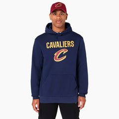 Cleveland Cavaliers Team Logo Hoodie NBA Sweatshirt Navy - Taass for sale