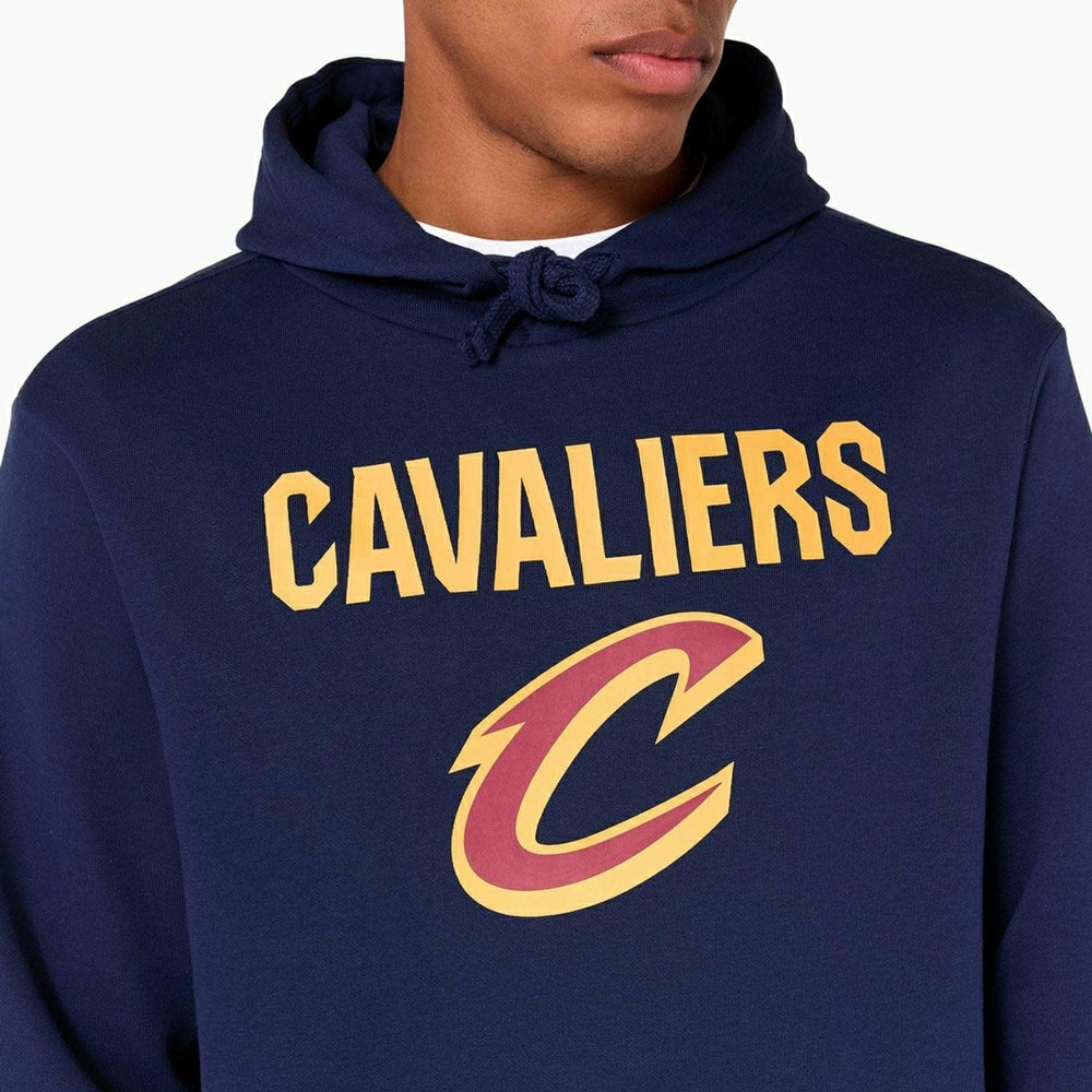 Cleveland Cavaliers Team Logo Hoodie NBA Sweatshirt Navy - Taass for sale