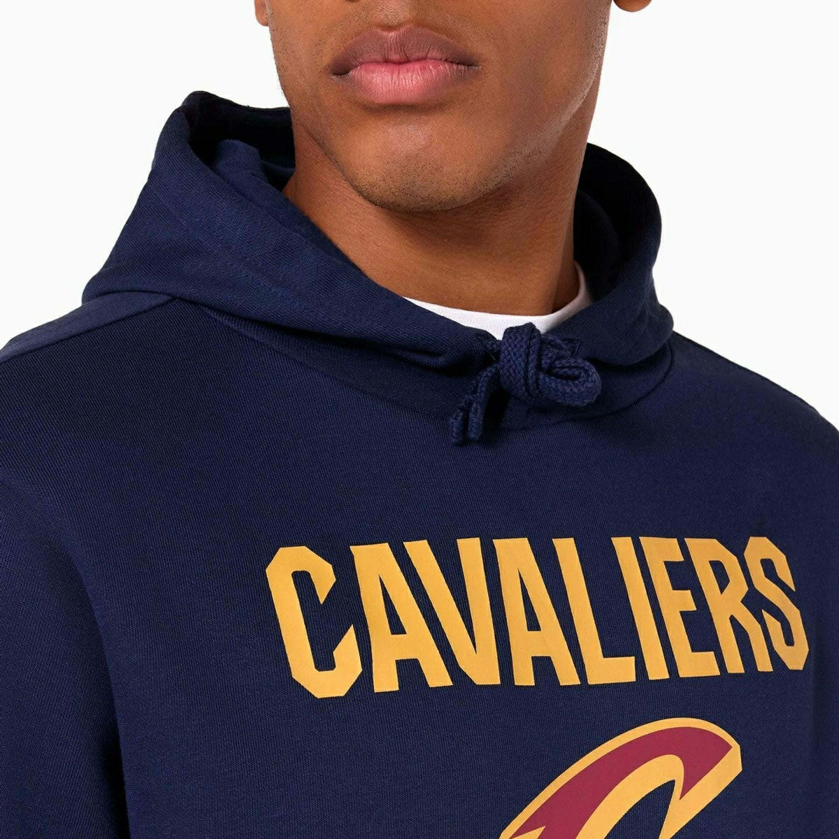 Cleveland Cavaliers Team Logo Hoodie NBA Sweatshirt Navy - Taass for sale