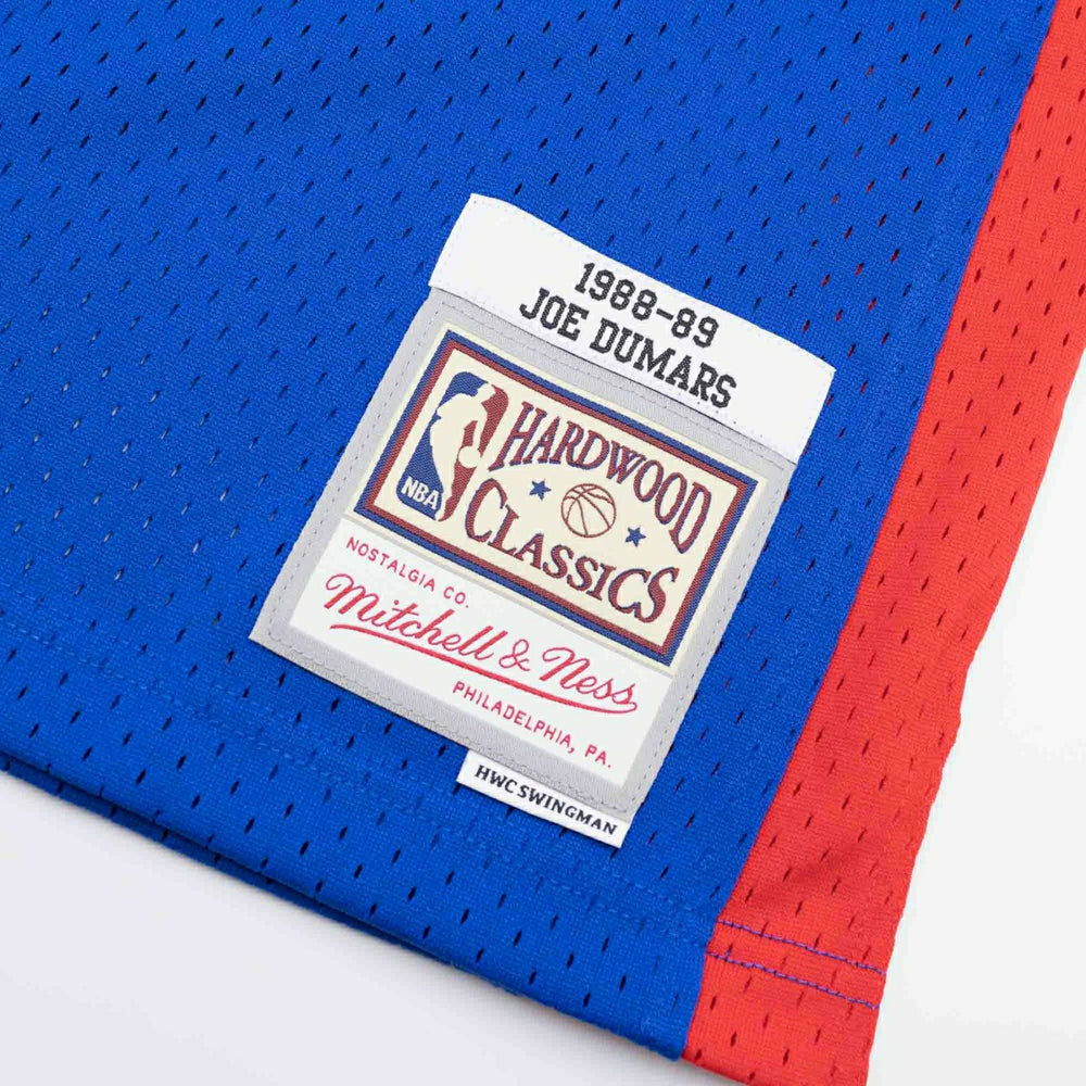 Joe Dumars #4 Detroit Pistons 1988-89 Swingman NBA Jersey Blue - Taass US