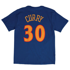 Stephen Curry #30 Golden State Warriors Classic NBA T-Shirt Navy - Taass near me
