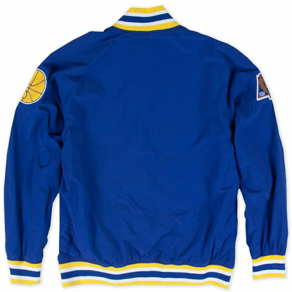 Golden State Warriors 1996-97 Authentic Warm Up NBA Jacket Blue - Taass for sale