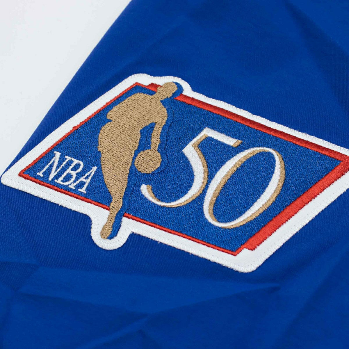 Golden State Warriors 1996-97 Authentic Warm Up NBA Jacket Blue - Taass for sale