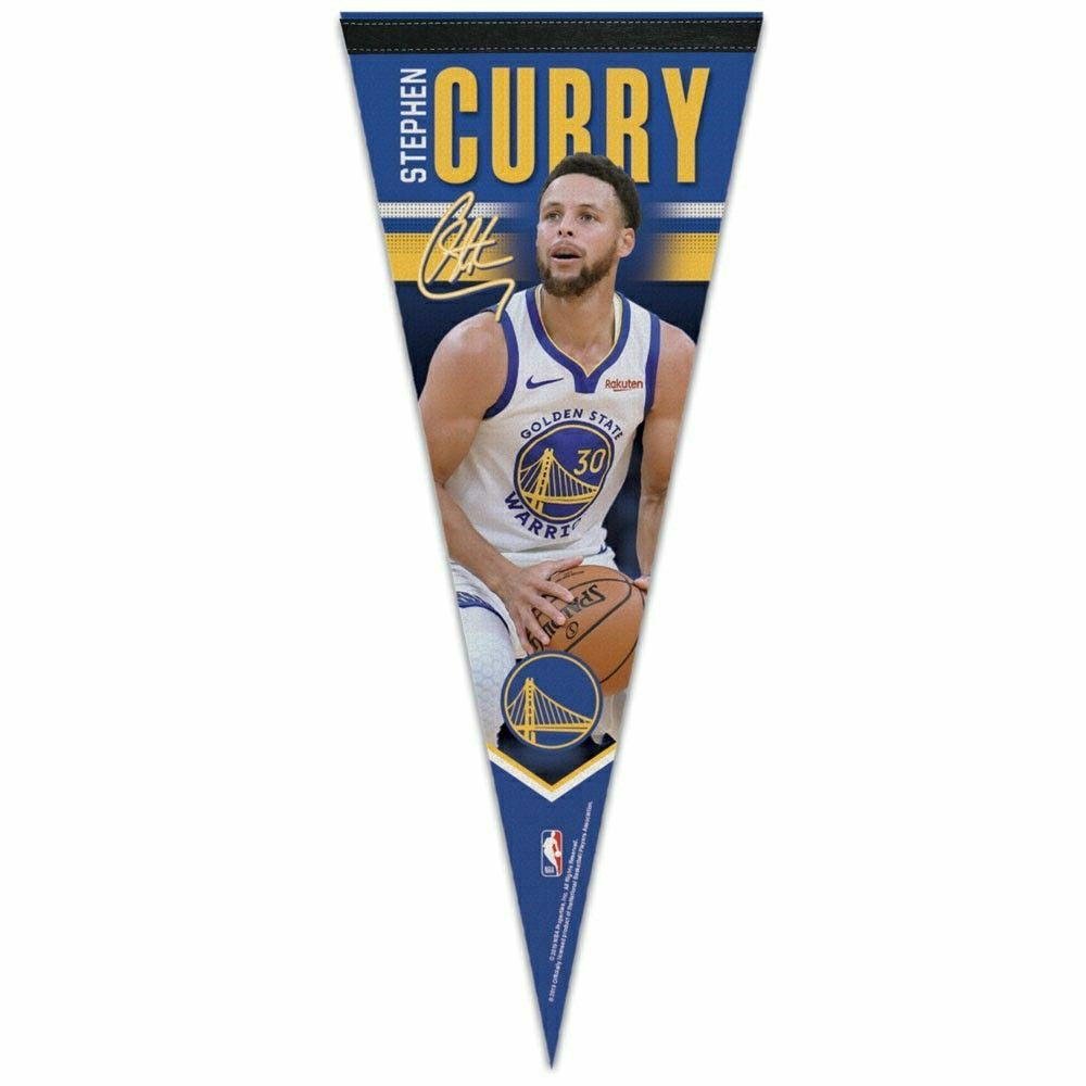Steph Curry Golden State Warriors Premium NBA Pennant - Taass for sale