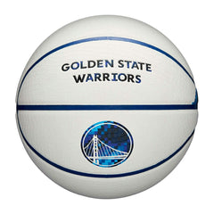 Golden State Warriors Pixel NBA Basketball White (Size 7) - Taass sale