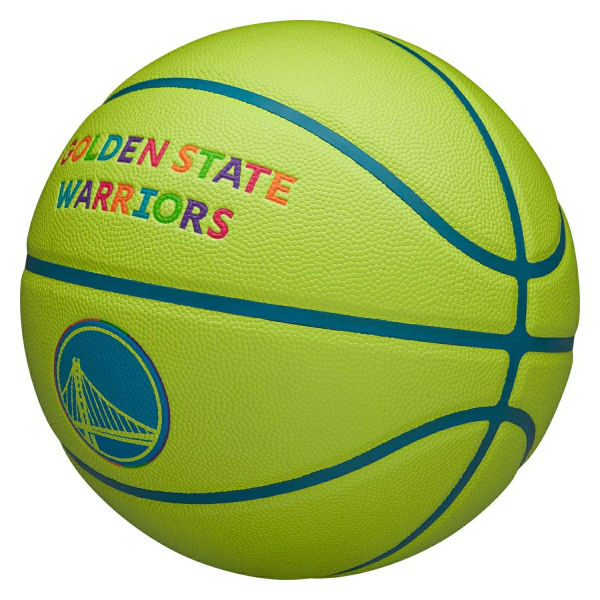 Golden State Warriors Neon Pop NBA Basketball (Size 7) - Taass discount