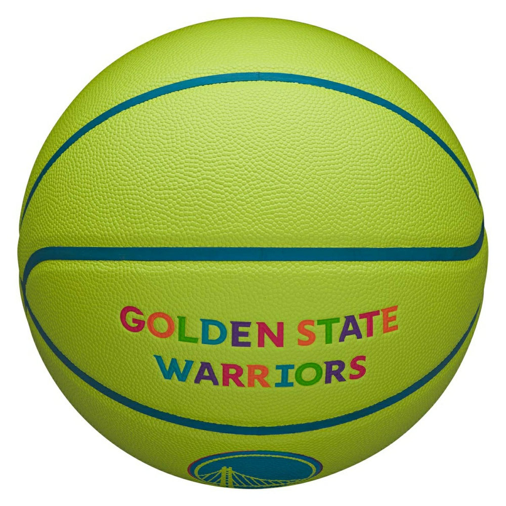 Golden State Warriors Neon Pop NBA Basketball (Size 7) - Taass discount