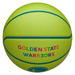 Golden State Warriors Neon Pop NBA Basketball (Size 7) - Taass discount