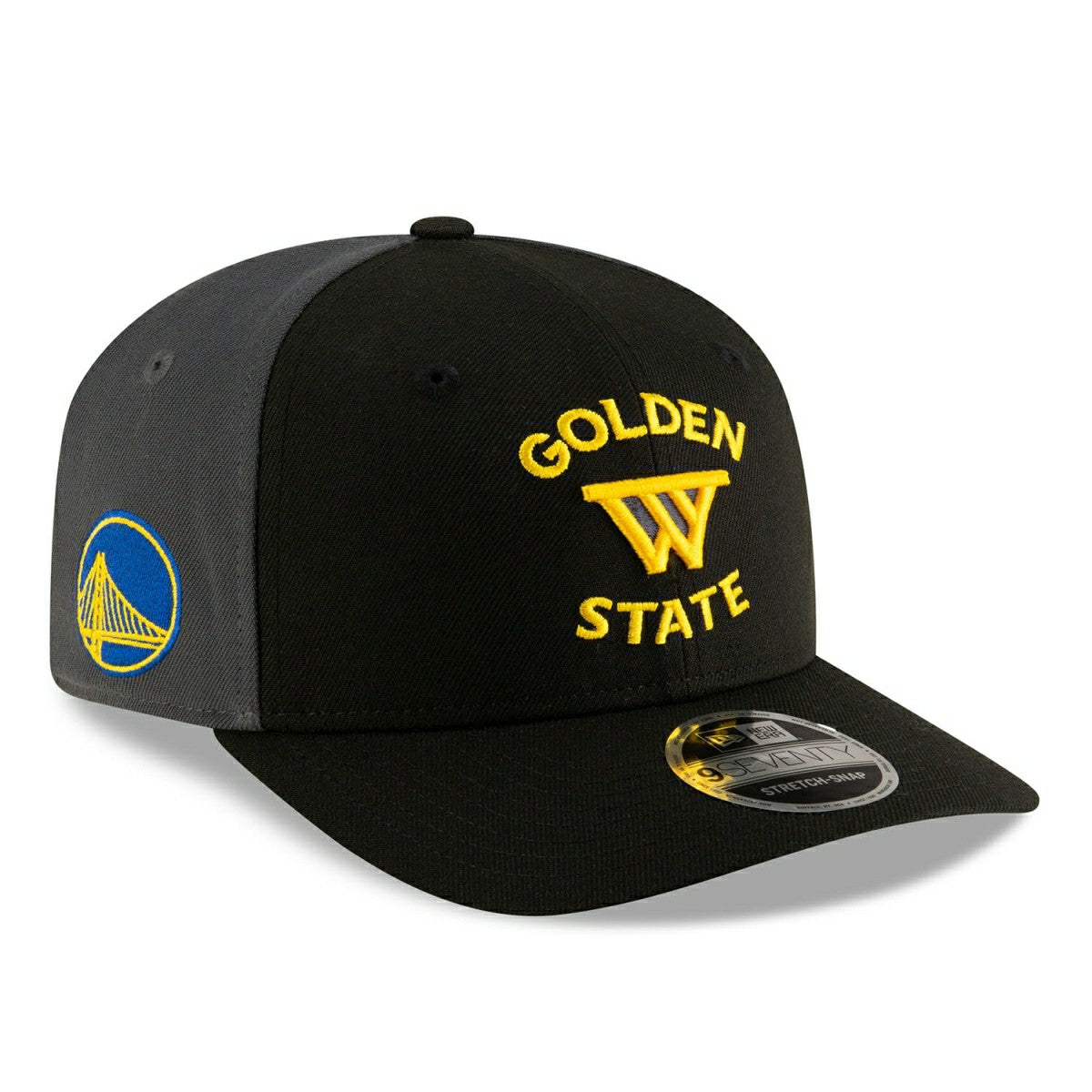 Golden State Warriors 2025-26 NBA Statement Stretch-Snap 9SEVENTY Cap Black - Taass online