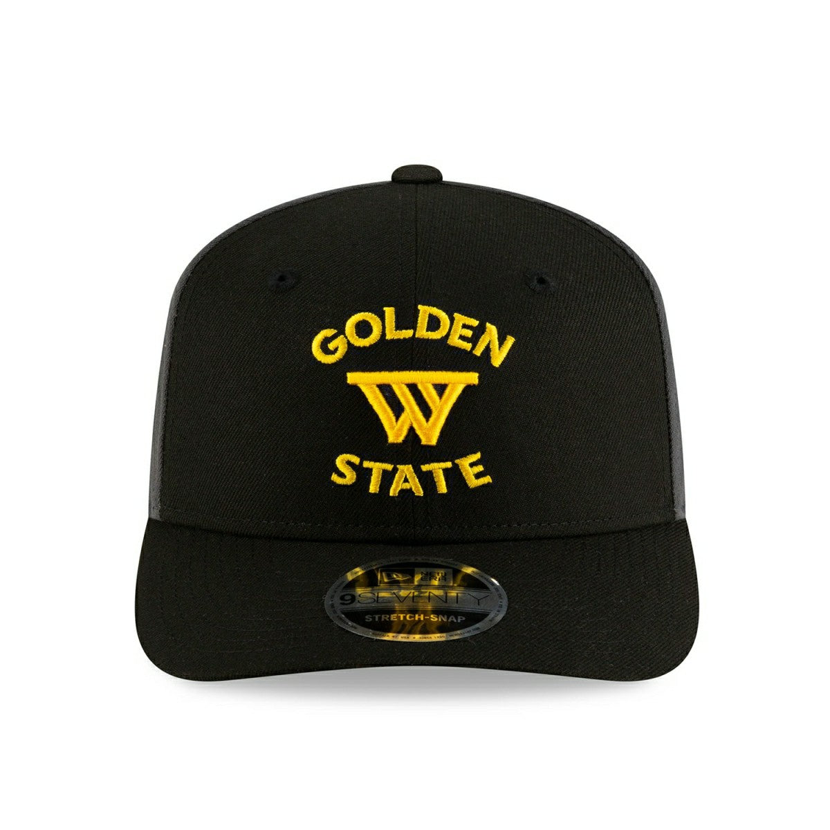 Golden State Warriors 2025-26 NBA Statement Stretch-Snap 9SEVENTY Cap Black - Taass online