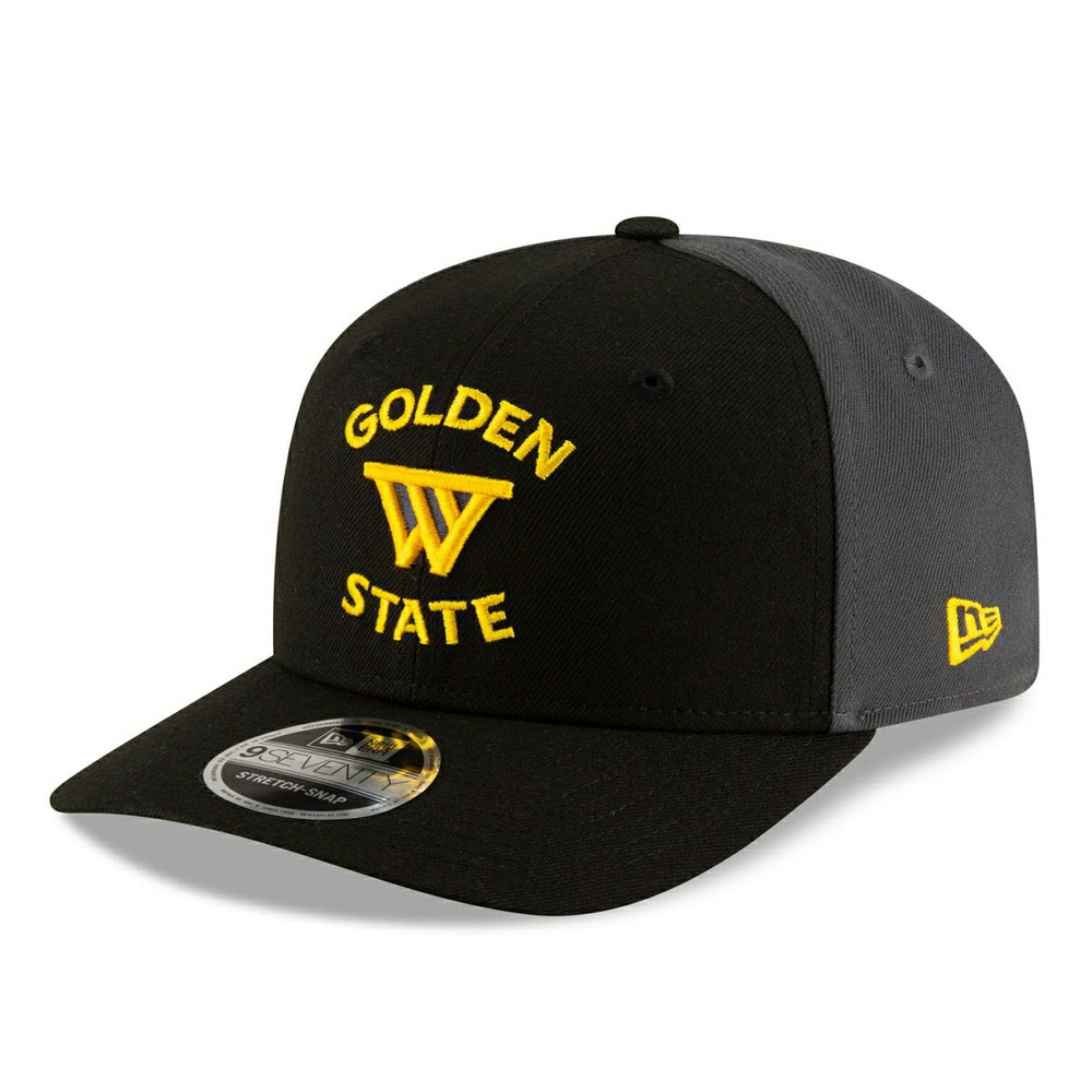 Golden State Warriors 2025-26 NBA Statement Stretch-Snap 9SEVENTY Cap Black - Taass online