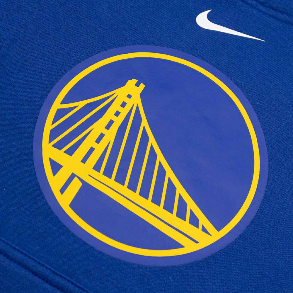 Golden State Warriors NBA Logo Nike Club Hoodie Blue (YOUTH) - Taass near me