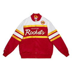 Houston Rockets Mitchell & Ness Script Heavyweight Satin NBA Jacket - Taass US