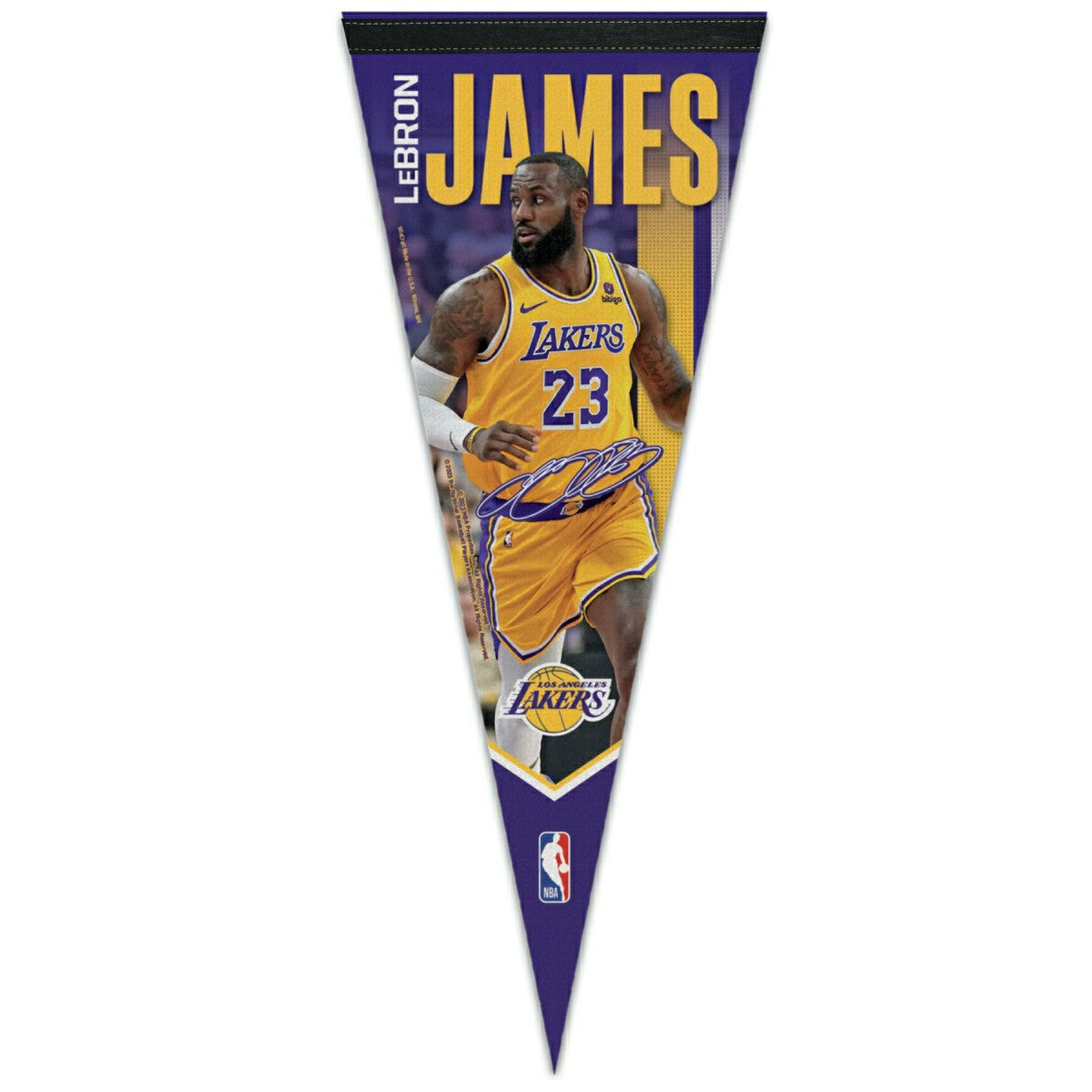 LeBron James Los Angeles Lakers WinCraft Premium NBA Pennant - Taass sale