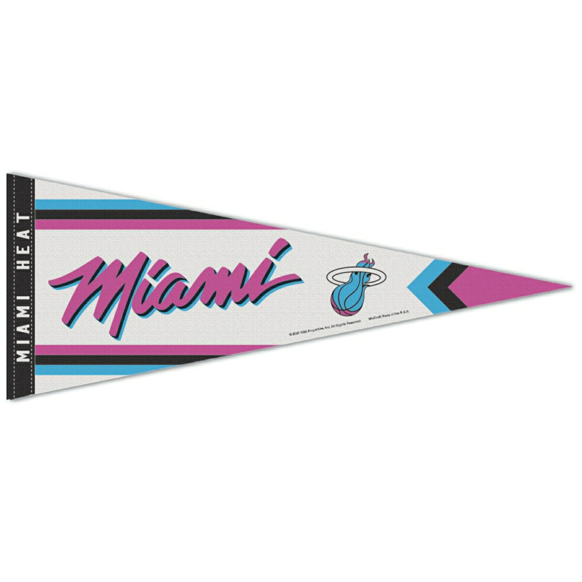 Miami Heat City Edition Premium NBA Pennant - Taass for sale