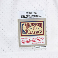 Shaquille O'Neal #32 Miami Heat 2007-08 Mitchell & Ness Swingman NBA Jersey White - Taass discount